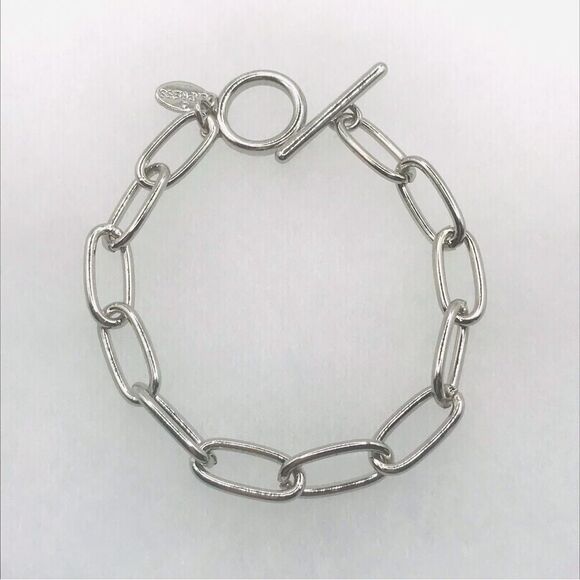 Express Silver Chain Link Bracelet - Picture 2 of 5